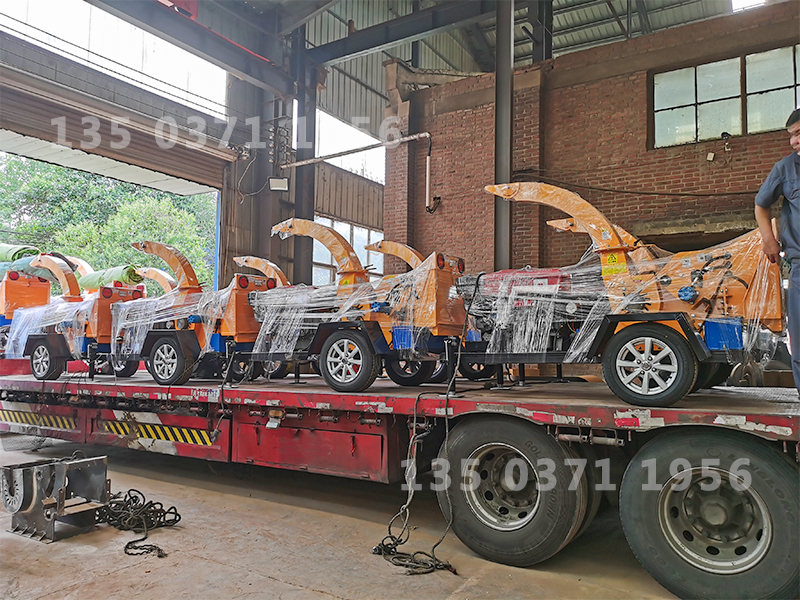 臥式樹枝粉碎機