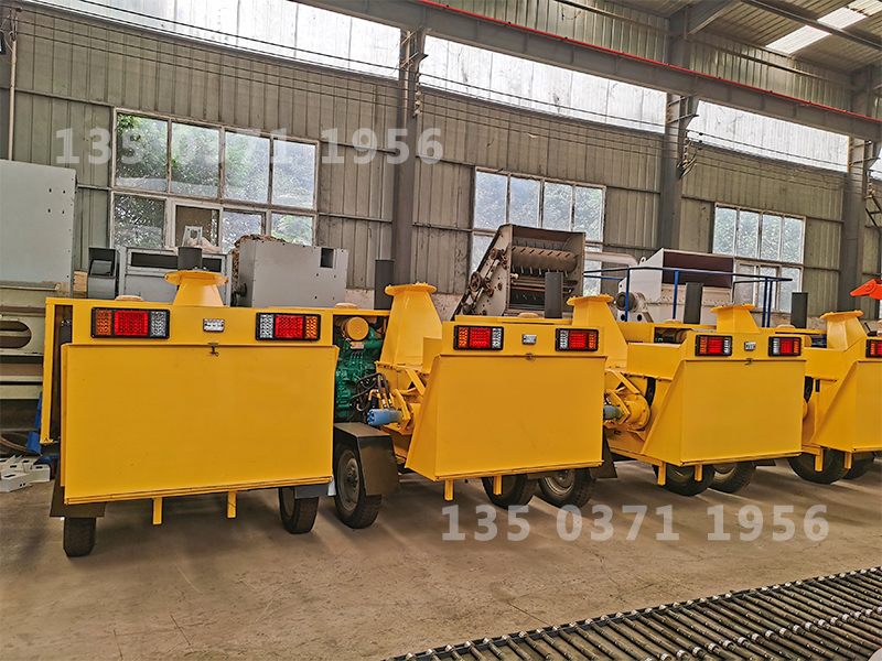 移動式柴油樹枝粉碎機