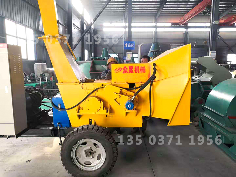 雙缸柴油樹枝粉碎機